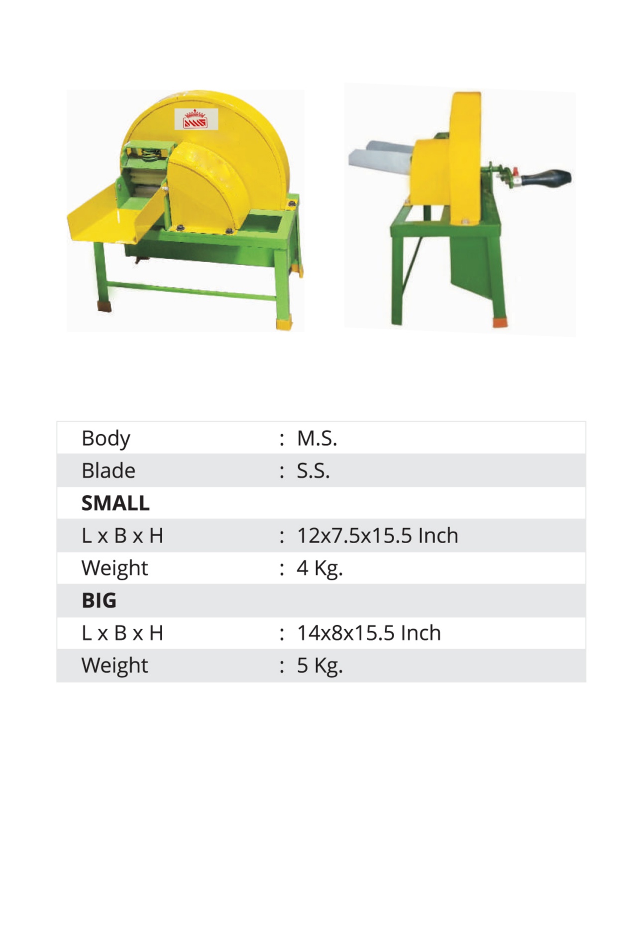 Bhaji ( Vegetable ) Cutter