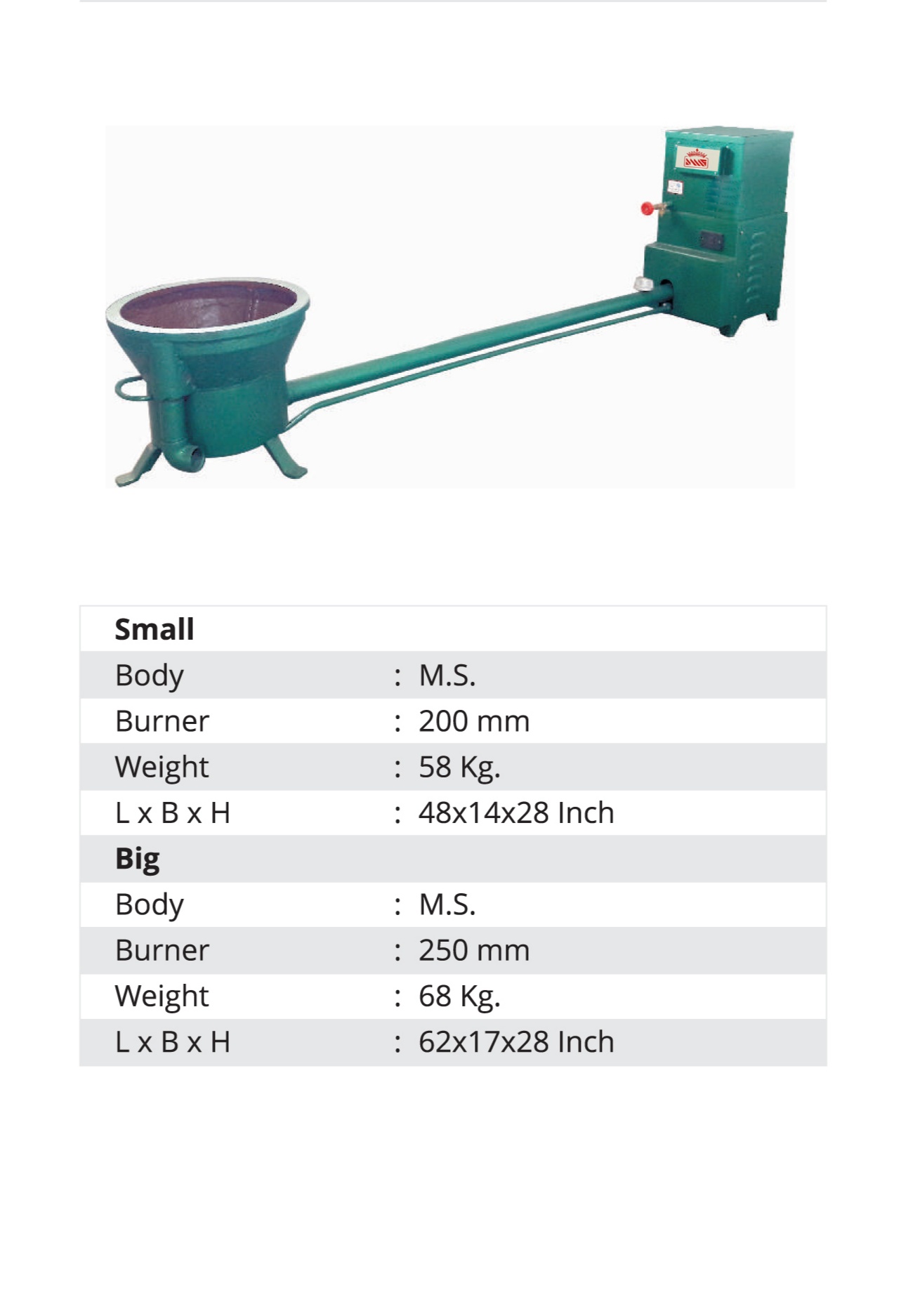 Diesel Furnace ( Bhatti )