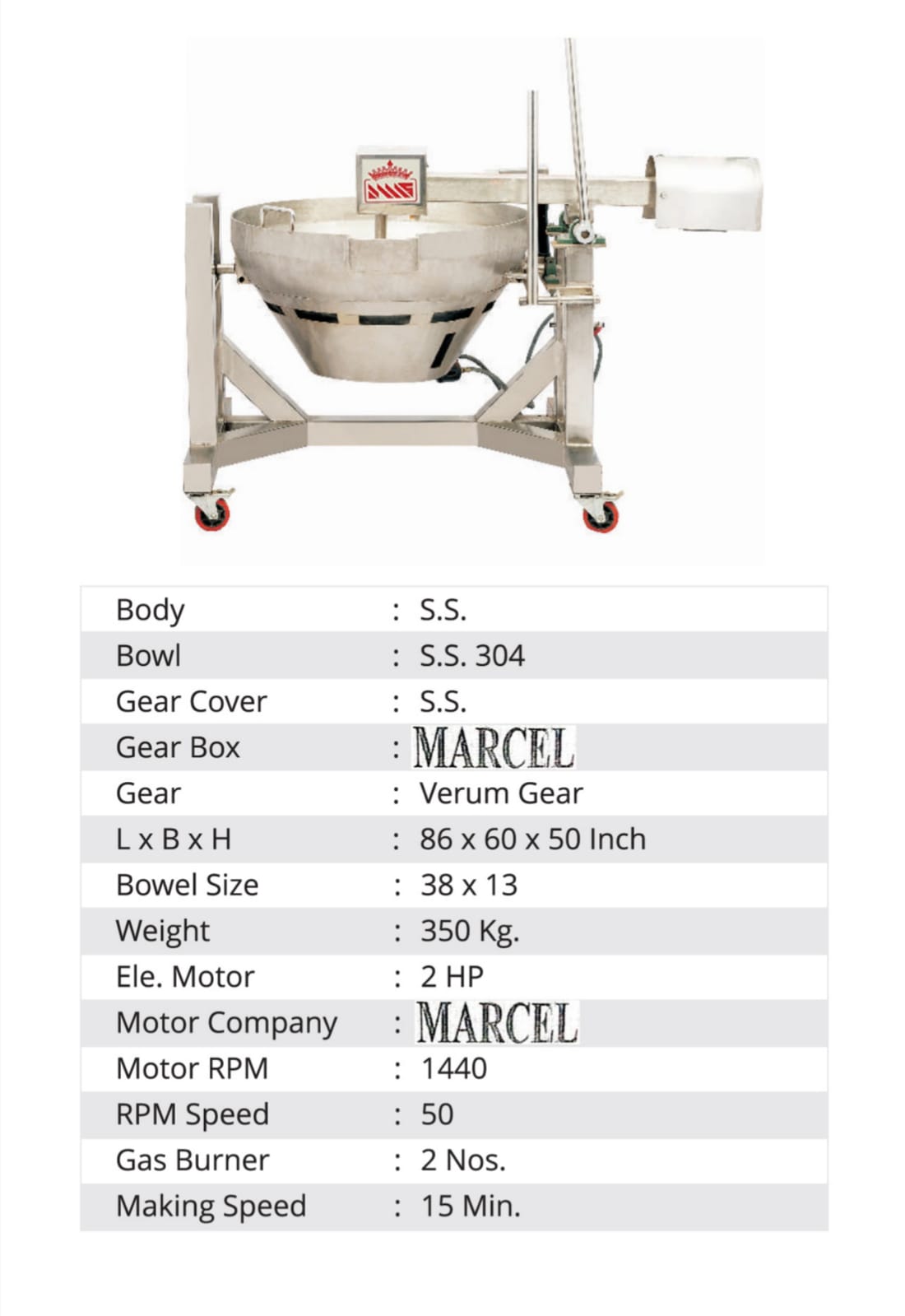 Halwa Machine