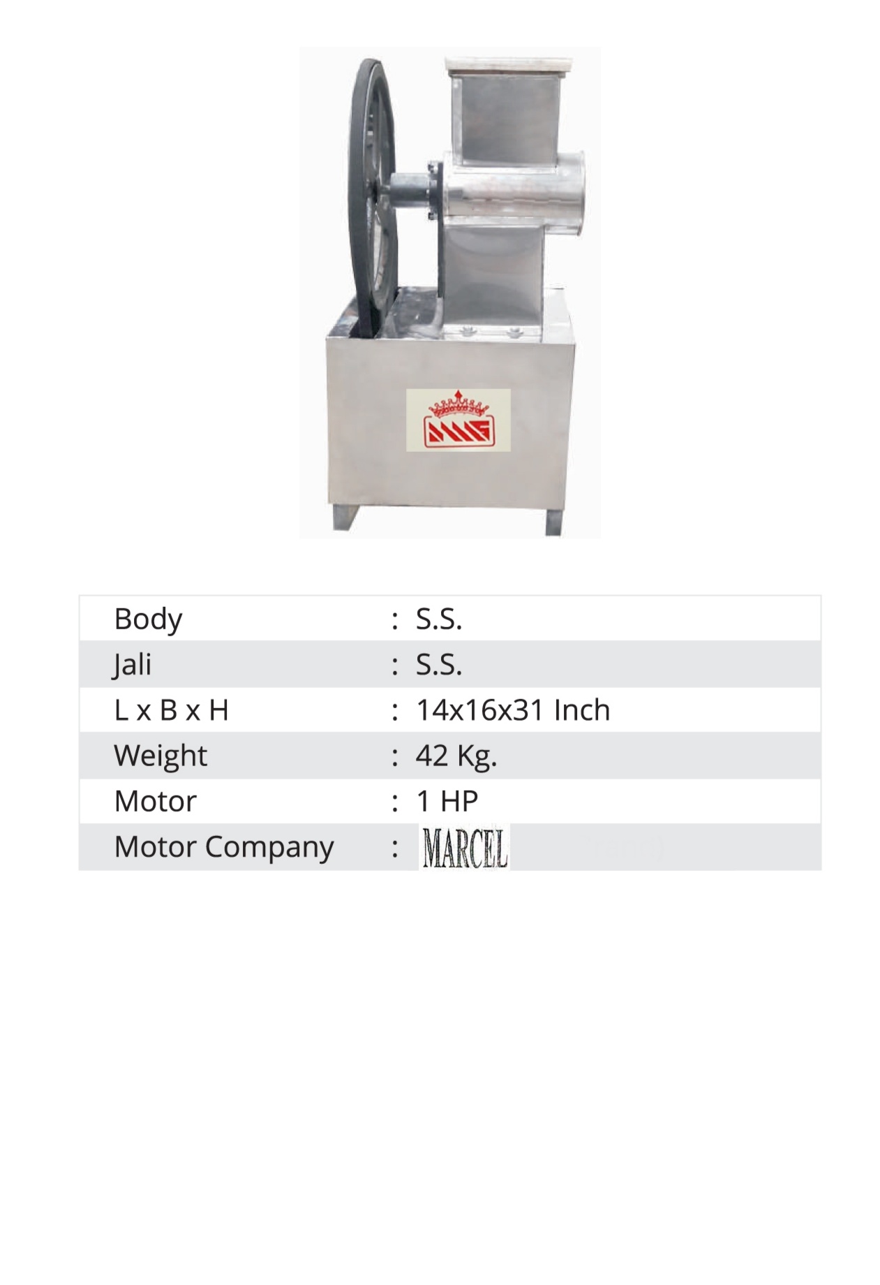 Ladu Crusher Machine