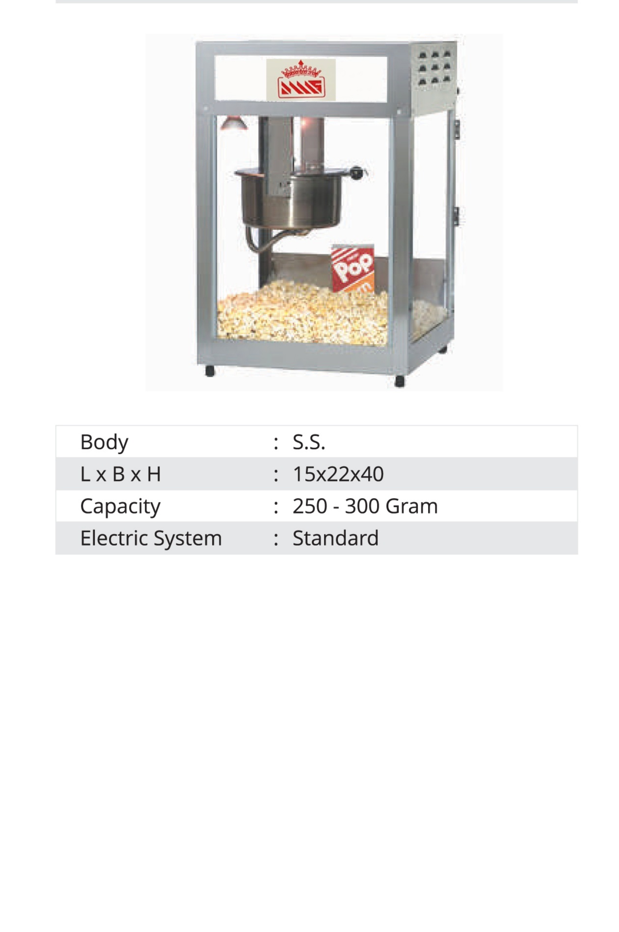 Popcorn Machine