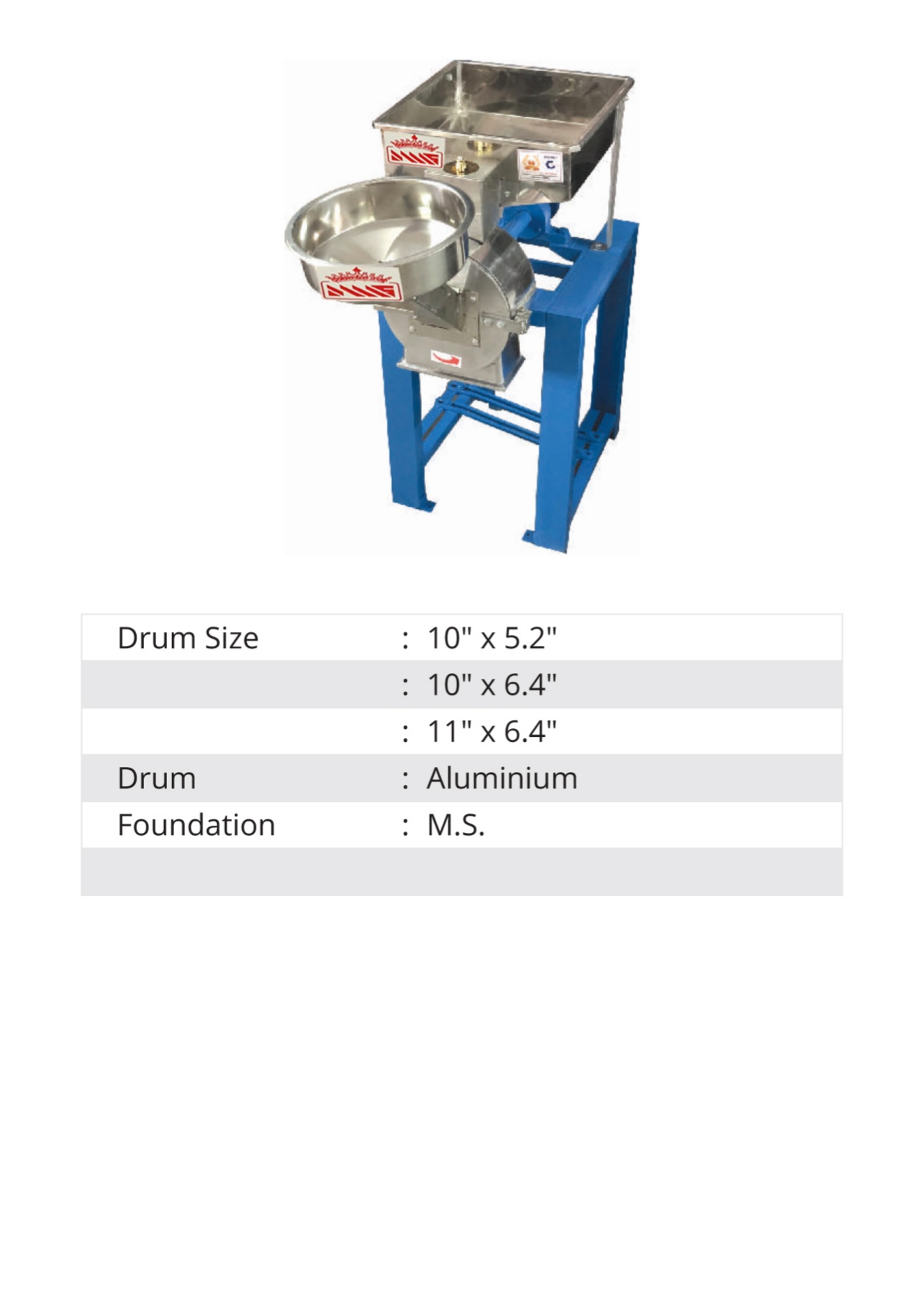 PulverizerWithout Motor