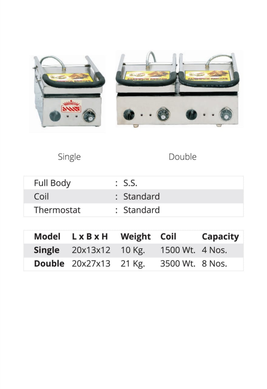 Sandwich Griller Machine